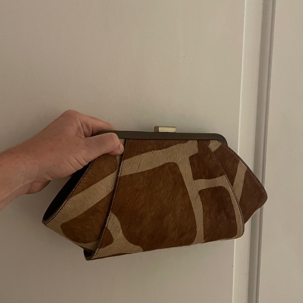 Zac Posen Haircalf Clutch